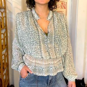 FREE PEOPLE boho chic blouse